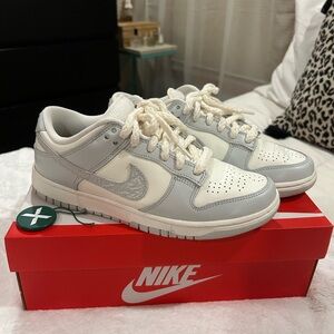 Women’s Nike Dunk Low Needlework Sail Aura